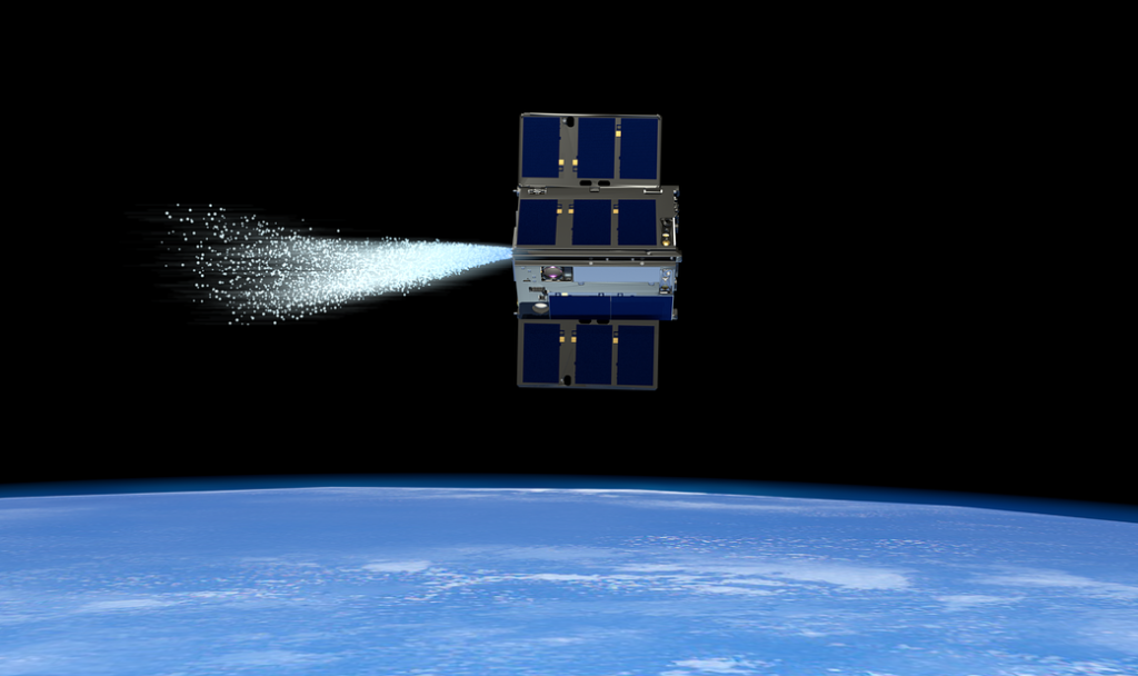 CubeSats dance: one water-powered NASA spacecraft commands another in orbit